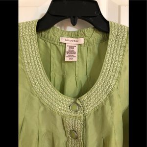Final Sale!! 💚Pretty Green Covington Blouse! SP